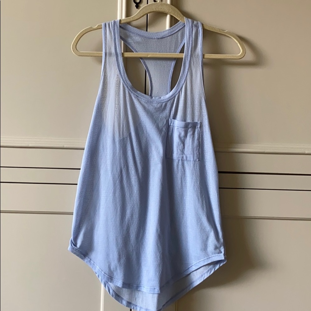 Lululemon powder blue tank top